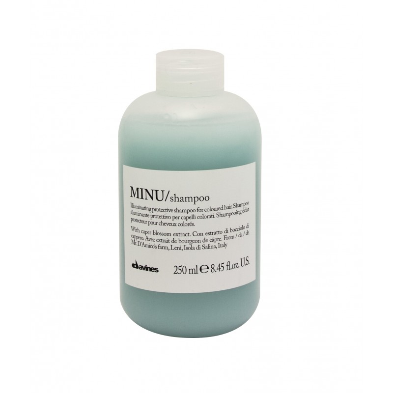 Davines Essential Haircare MINU Shampoo - Rozświetlający szampon do włosów farbowanych 250ml